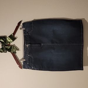 NWOT Talbots knee length denim skirts